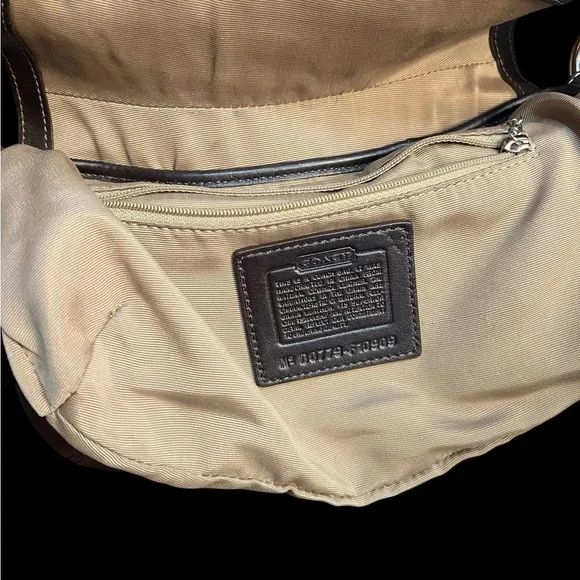 Coach Soho Flap Bag Dark Brown w/ COA & Dust Bag (A617) - Picture 11 of 16